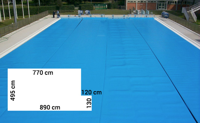 Copertura isotermica a schiuma multistrato