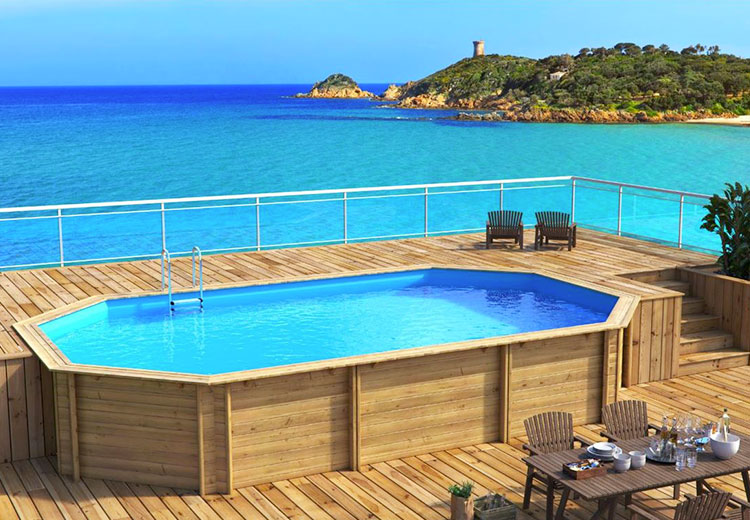 Piscina in legno EcoWood BWT TROPIC +510