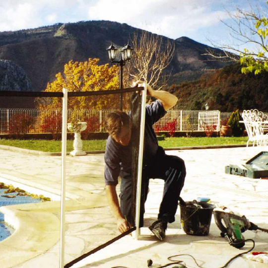 rete sicurezza per piscina