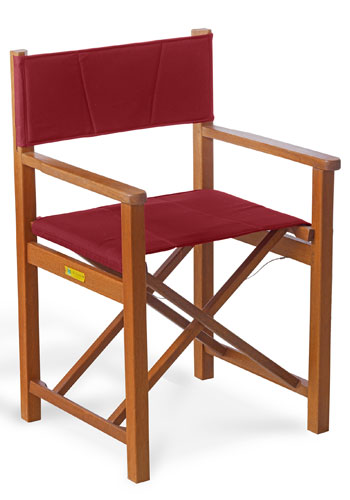 Poltrona pieghevole in legno keruing LILIUM