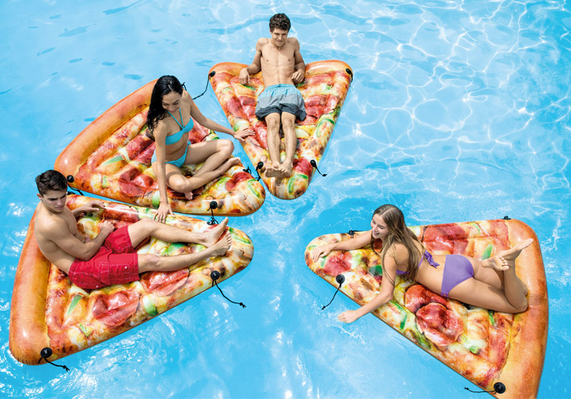 Materassino gonfiabile Spicchio di pizza per piscina