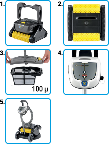 Materiale incluso Robot piscina Zodiac OC 3400 Cyclonx