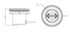 dimensione mini proiettore serie MT-3