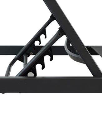 Caratteristiche lettino prendisole in alluminio MINOTAURO by Regarden Caratteristiche lettino prendisole in alluminio MINOTAURO by Regarden