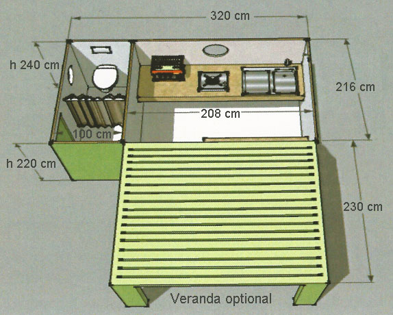easyroom misure casetta box per esterno