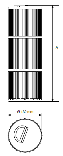 Cartuccia di ricambio per skimmer filtrante piscine Naturalis