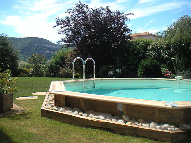 Piscina fuori terra decagonale Naturalis