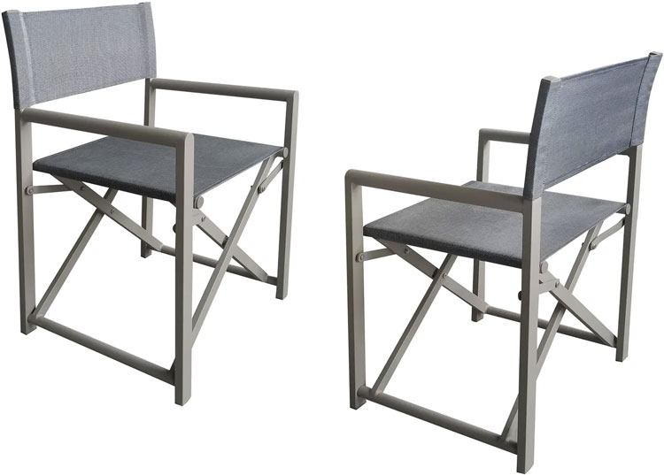 Poltrona regista in alluminio NEMESI by Regarden Poltrona regista in alluminio NEMESI by Regarden