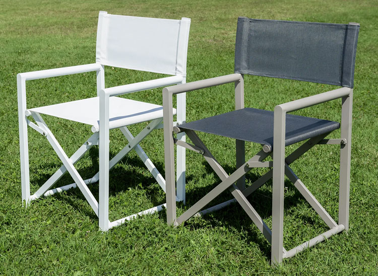 Poltrona regista in alluminio NEMESI by Regarden