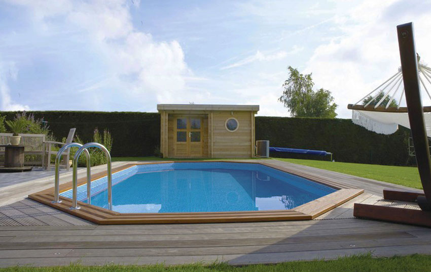 Piscina Northwood in legno di pino