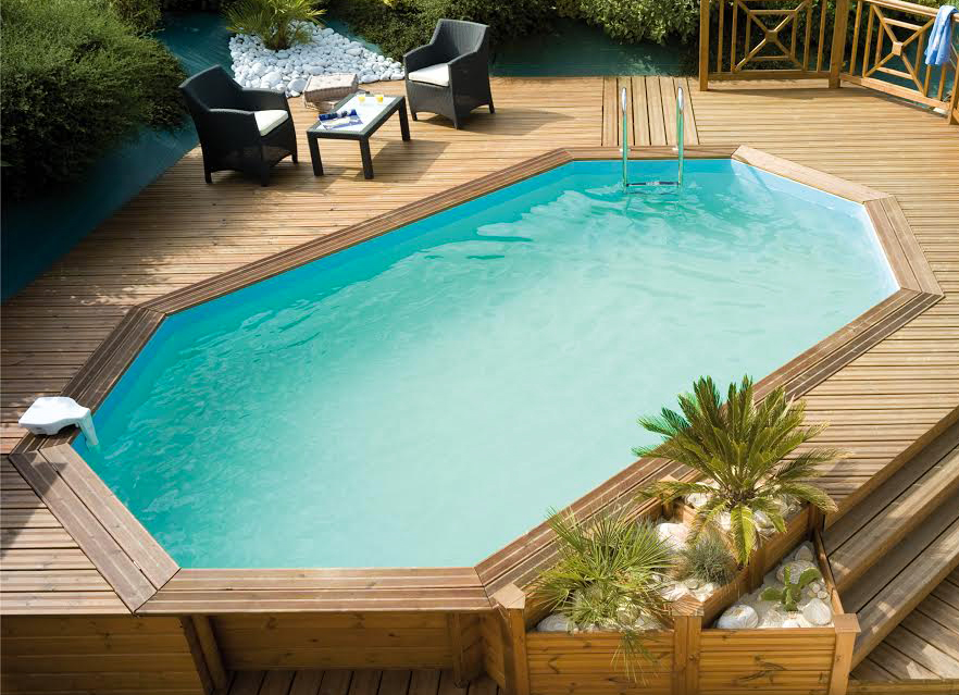 Piscina in legno BWT ODYSSEA +640