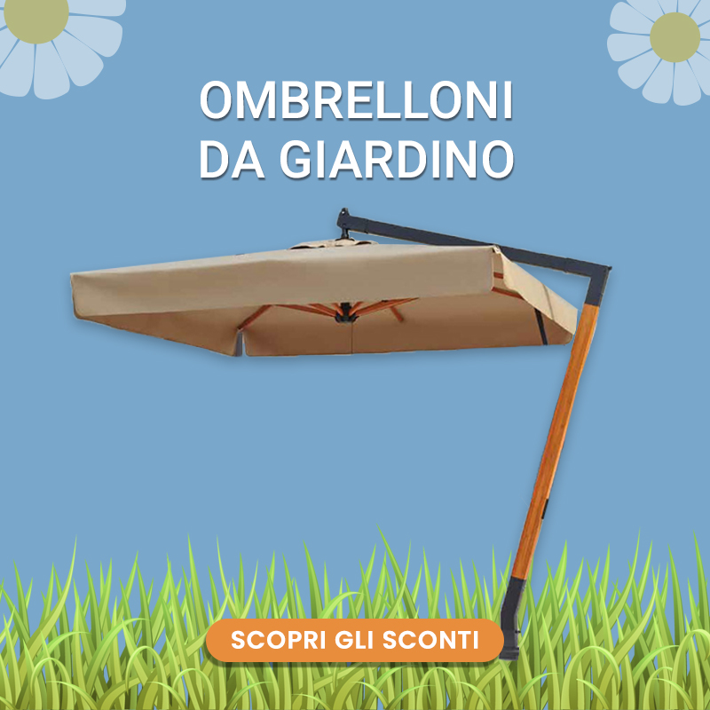 ombrelloni da giardino saldi primaverili 2026