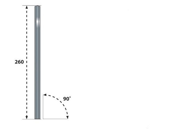 Pali in alluminio per vele ombreggianti Regarden