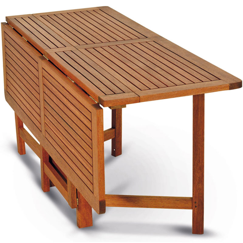 Tavolo da giardino in legno keruing PAPAVERO