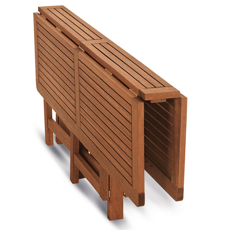 Tavolo da giardino in legno keruing PAPAVERO