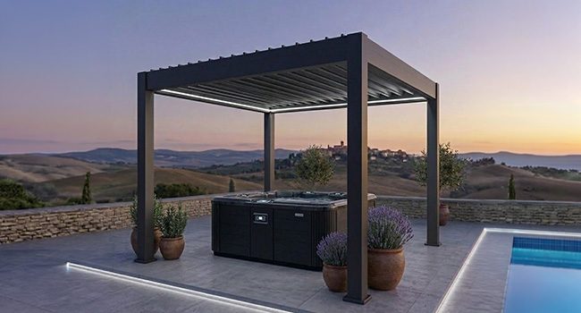 Pergola Bioclimatica in alluminio 3x3 m Pergola Bioclimatica in alluminio 3x3 m