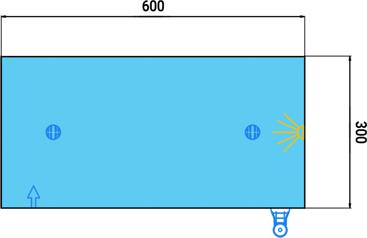 Dimensioni specchio dell'acqua copertura a tapparella di sicurezza Polartex