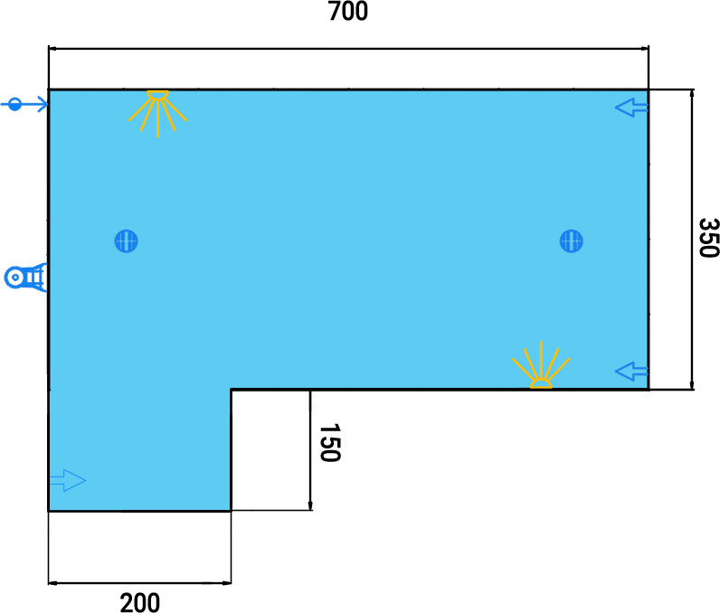 Dimensioni specchio dell'acqua copertura a tapparella di sicurezza Polartex