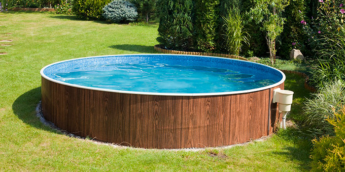 Piscina Fuori terra circolare AZURO WOOD