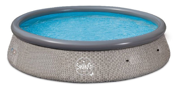 Piscina Fuori Terra gonfiabile Swing Quick Wicker Ã˜ 3,66 x h 0,91 m