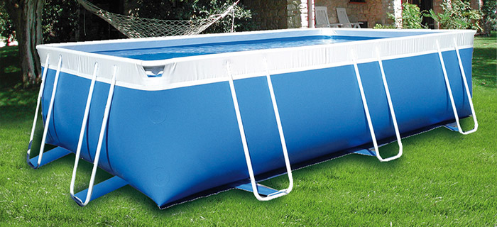 Piscina fuori terra Alabama rettangolare 7,25 x 4,25 h.1,45 m