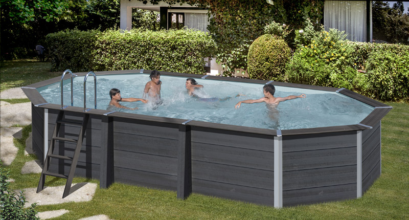 Piscina in legno composito WPC WOOD