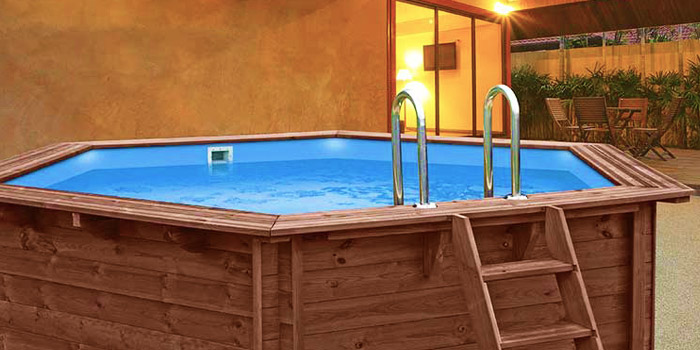 Piscina in Legno rettangolare NaturalWood