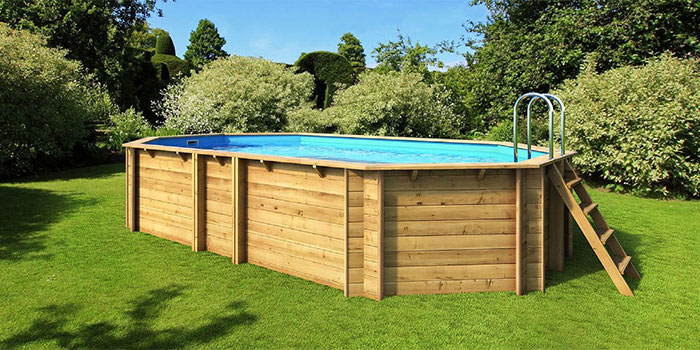 Piscina in Legno NaturalWood 560 - 5,63 x 3,52 x h. 1,24 m