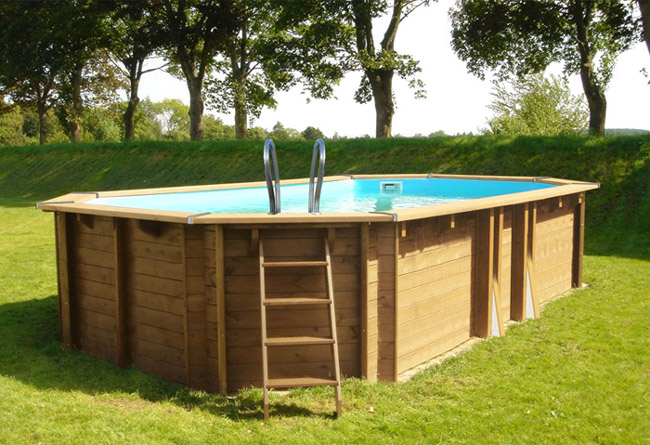 Piscina serie PoolWood in legno