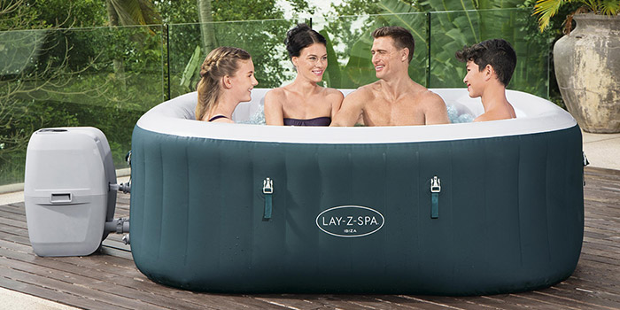 Piscina SPA Idromassaggio Gonfiabile Lay-Z-Spa IBIZA Bestway - 4/6 persone