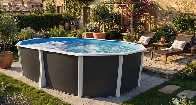 Piscina fuori terra STEELDESIGN Omega 550 Piscina fuori terra STEELDESIGN Omega 550
