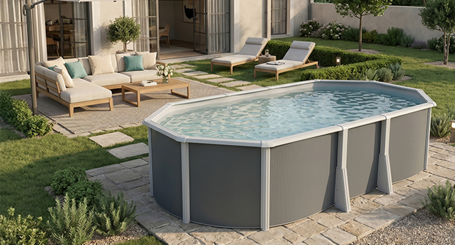 Piscina fuori terra STEELDESIGN Omega 640 Piscina fuori terra STEELDESIGN Omega 640