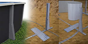 Barre di contenimento Piscina fuori terra STEELDESIGN Omega 550