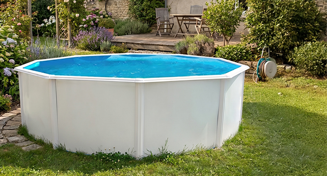 Piscina fuori terra STEELWHITE - Ã˜ 4,60 x h.1,32 m