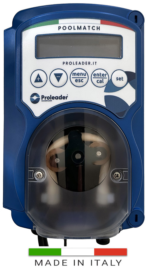 Pompa dosatrice peristaltica POOLMATCH per misurare e regolare l'Rx Cloro (ORP)