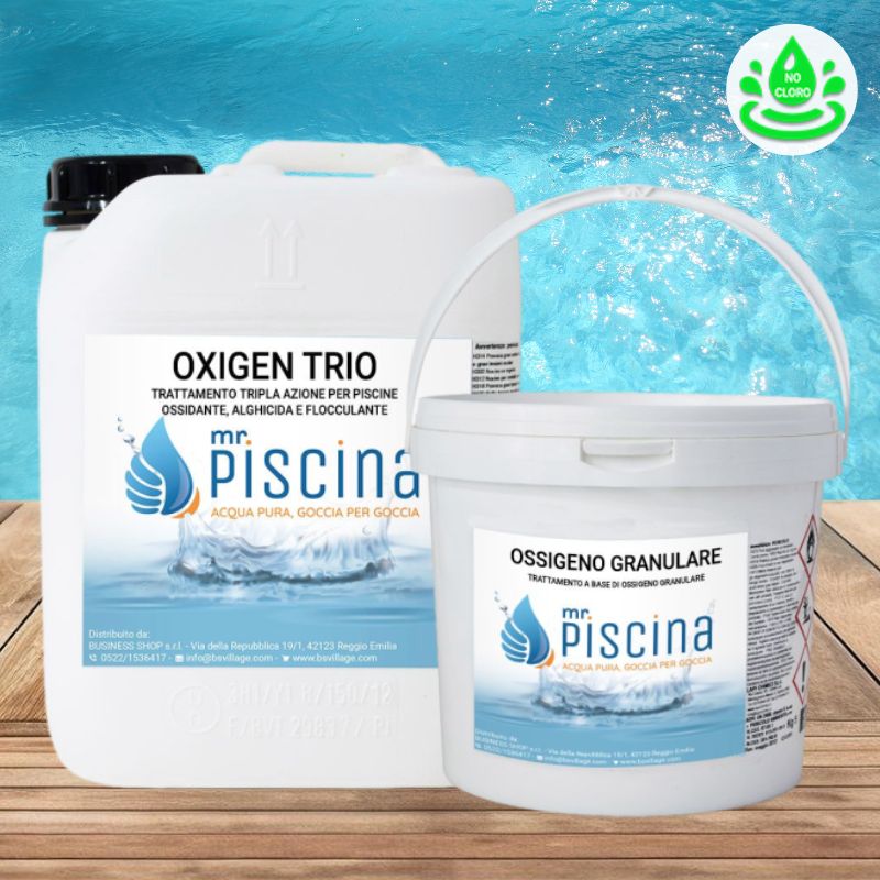 Prodotti per piscine senza cloro