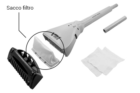 Ricambio sacco filtro aspiratore per piscina SHARK BLASTER