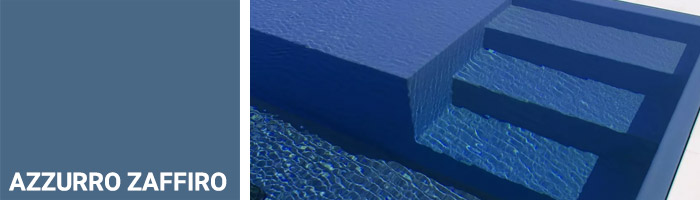 Rivestimento Liner SopremaPool One in PVC-P armato ANTISDRUCCIOLO - AZZURRO ZAFFIRO