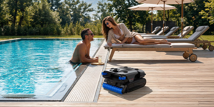 Robot piscina a batteria Mova Rover X10 Robot piscina a batteria Mova Rover X10