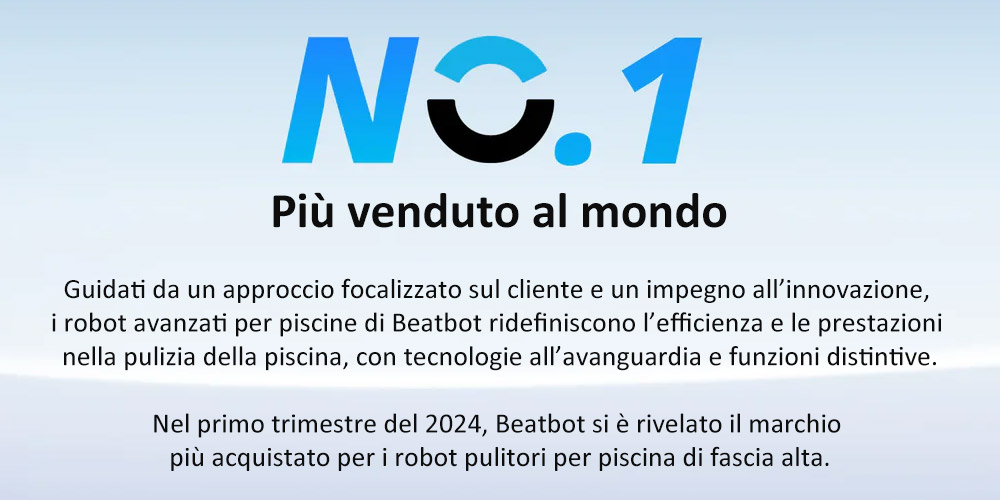 Robot piscina a batteria Beatbot AquaSense 2 Ultra No.1 piÃ¹ venduto al mondo
