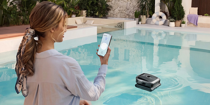 Robot piscina a batteria Beatbot Sora P7