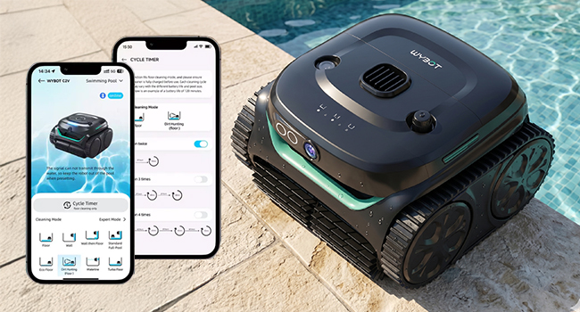Robot piscina a batteria Wybot C2 PRO Vision Robot piscina a batteria Wybot C2 PRO Vision