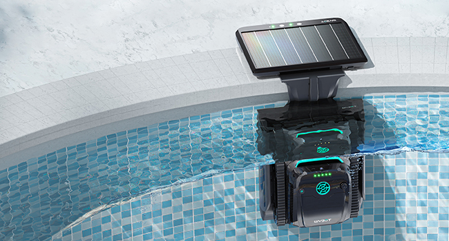 Robot piscina a batteria Wybot S2 Solar Vision