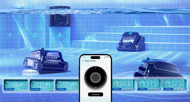 Robot piscina a batteria Wybot S2 Solar Vision