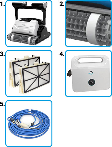 Materiale incluso Robot piscina Dolphin PS 50