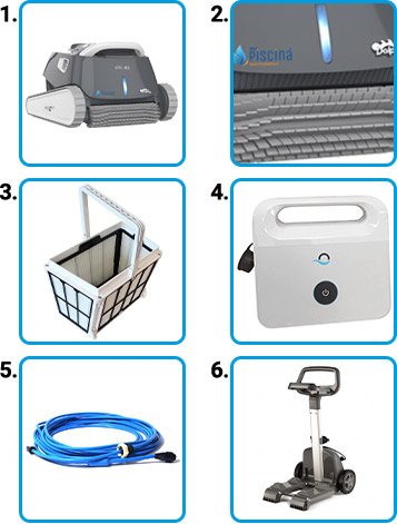Materiale incluso Robot piscina Dolphin Seamaster by Maytronics