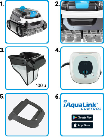 Materiale incluso Robot piscina Zodiac CNX 20