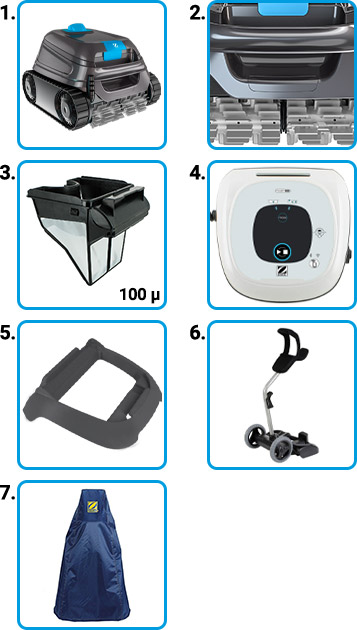 Materiale incluso Robot piscina Zodiac CNX 10