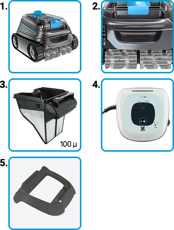 Materiale incluso Robot piscina Zodiac CNX 20