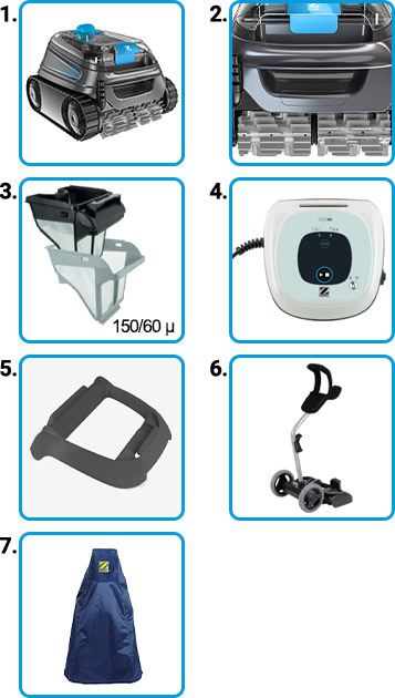 Materiale incluso Robot piscina Zodiac CNX 25